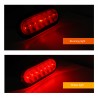Dream Lighting LED 7.8in Oval Tail Light Waterproof Stop Brake Turn Marker for RV Truck