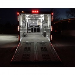 Dream Lighting 12V 15in LED Side Marker Trailer Truck RV Tail Lights Cool White Red Pack of 2