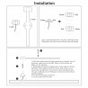 Dream Lighting 12V 8.5in LED Trailer Fender Light Side Marker Clearance Lamp RV Truck Boat