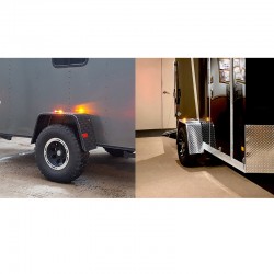 Dream Lighting 12V 8.5in LED Trailer Fender Light Side Marker Clearance Lamp RV Truck Boat