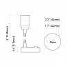 Dream Lighting 12V Flexible Arm LED Reading Lights RV Interior Bedside Lamp 2 Modes Auto RV Caravan Motorhome Van
