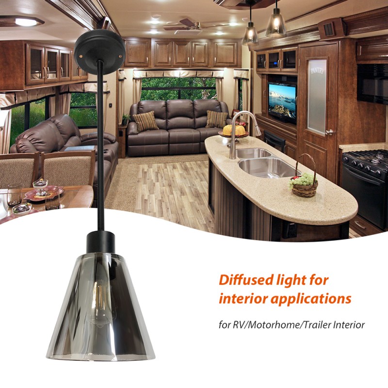 12v LED Vintage Roof Lamp Bedroom RV Coach, Interior Ceiling