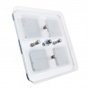 Dream Lighting RV Interior LED Light Panel Ceiling Fixture for Motorhome Travel Trailer Boat