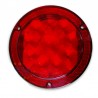 Dream Lighting LED 12v Red Round Tail Light Exterior Brake Marker for RV Trailer Truck