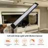 320mm 12V LED Under Cabinet Strip Bar Lights with Swipe Sensor Switch Dimmable RV