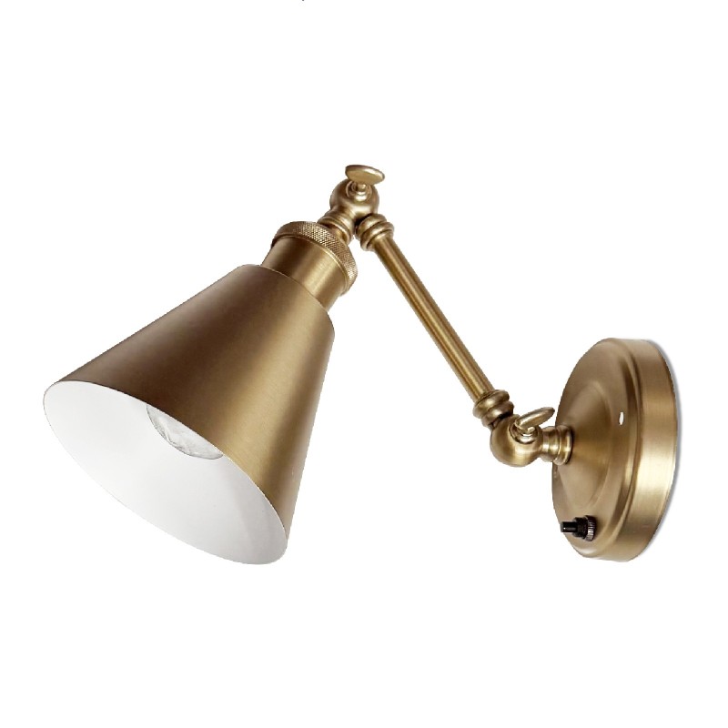 12V Elegant LED Wall Sconce Adjustable Swing Arm RV Bedside Living Dinning Room