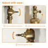 12V Elegant LED Wall Sconce Adjustable Swing Arm RV Bedside Living Dinning Room