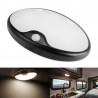 Dream Lighting 12V LED Sensor Black Interior Pancake Ceiling Lamp RV Caravan Roof Light Motorhome
