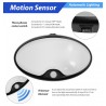 Dream Lighting 12V LED Sensor Black Interior Pancake Ceiling Lamp RV Caravan Roof Light Motorhome