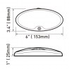 Dream Lighting 12V LED Sensor Black Interior Pancake Ceiling Lamp RV Caravan Roof Light Motorhome