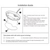 Dream Lighting 12V LED Sensor Black Interior Pancake Ceiling Lamp RV Caravan Roof Light Motorhome