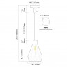 Dream Lighting 12V LED Interior Roof Lamp Vintage Ceiling Light Vehicles RV Motorhome Van