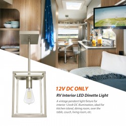 Dream Lighting 12v LED Vintage Caravan Truck Interior Roof Lamp Decorative Ceiling Light Boat