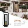 Dream Lighting 12V RV LED Wall Light Sconce Decorative Bedside Lamp Trailer Camper Boat Caravan