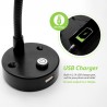 Dream Lighting 12V LED Reading Light with Switch Interior Wall Lamp Motorhome Caravan Boat X2