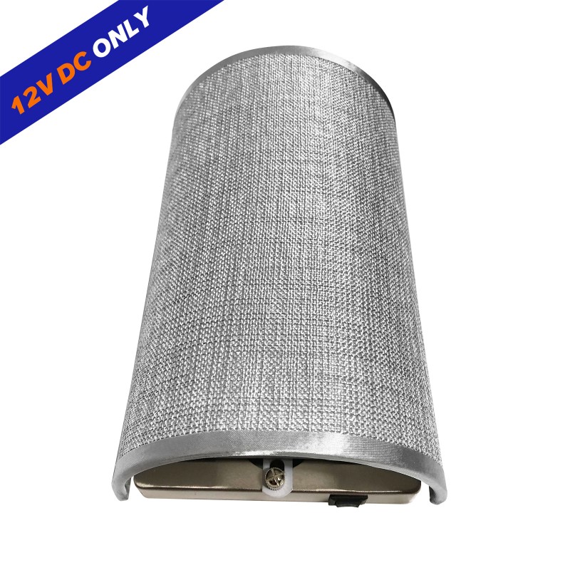 Dream Lighting 12V RV LED Light Fixture Interior Decorative Wall Sconce Switched Camper Caravan