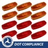 Dream Lighting 12V Trailer Marker LED RV Camper Clearance Light Head Tail Indicator Boat Caravan