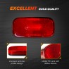 Dream Lighting 12V LED Side Marker Red Light Car/Truck/Caravan Clearance identification Lamp