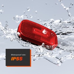 Dream Lighting 12V LED Side Marker Red Light Car/Truck/Caravan Clearance identification Lamp