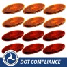 Dream Lighting 12V Side Marker Exterior LED Front Rear Clearance Lights RV Camper Trucks