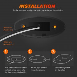 Dream Lighting 12V Side Marker Exterior LED Front Rear Clearance Lights RV Camper Trucks