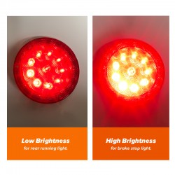 2X Dream Lighting Trailer LED Tail Lights Brake Reverse Side Marker for RV Cargo Truck